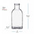 16 oz Roma Glass Bottle 43-400 Thread Dimensions