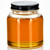 8 oz Apothecary Glass Jar 58mm Thread with Honey