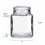 3.4 oz Square Glass Jar 43mm Thread Dimensions