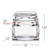 1 oz Square Glass Jar 43mm Thread Dimensions