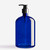 25.4 oz Apothecary Glass Bottle 28mm Thread with Cobalt Blue Bottle and Silver Pump Cap