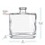 8.5 oz Matic Glass Bottle Dimensions