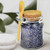 8.5 oz Glass Jar With Cork And Spoon with Lavender