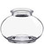 3.4 oz Bean Glass Jar Clear