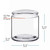 13 oz Calypso Wide Mouth Glass Jar - 91mm Dimensions