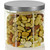 13 oz Calypso Wide Mouth Glass Jar - 91mm with Nuts and Silver Cap