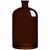 25.4 oz Apothecary Glass Bottle with Dark Amber Bottle