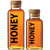 16 oz. (24 oz. Honey Weight) Orleans Square Glass Bottle with Honey and Cork