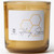 8.5 oz Heavy Glass Container with Honey Candle