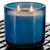 16 oz Lexington Round Glass Container with Oxford Blue Candle