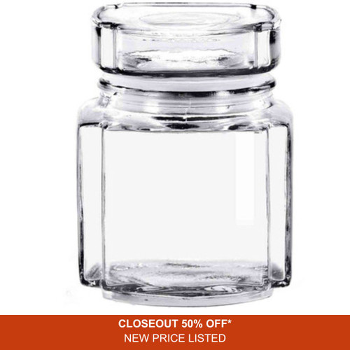 20 oz Acropolis Glass Jar With Glass Lid