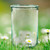 13.5 oz Classico Recycled Glass Candle Container with Grass and Flowers