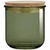 10 oz Classico Recycled Glass Candle Container with Moss and Cork Topper