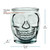 15 oz Sugar Skull Glass Container