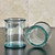 4.4 oz Round Candle Recycled Glass Container Side View