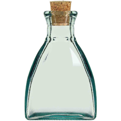 6.8oz Diamond Recycled Glass Bottle