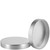 Metal Cap Silver For Calypso Container Side View