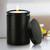 Metal Cap Black For Calypso Container with Black Candle