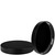 Metal Cap Black For Wide Mouth Calypso Container Side View