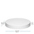 Metal Cap White For Lexington Container Dimensions