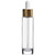 Dropper with Gold Aluminum Collar & White Bulb 24-410, with 112mm Glass Pipette with Clear Bottle