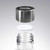 Reed Diffuser Cap 24/410 Aluminum Chrome Finish with Leak Proof PE Liner Side View