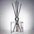 Reed Diffuser Cap 28/410 Aluminum Chrome Finish with Leak Proof PE Liner with Clear Bottle