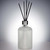 Reed Diffuser Cap 28/410 Aluminum Chrome Finish with Leak Proof PE Liner with Frosted Bottle