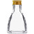 Screw Cap 24-400 Aluminum Gold With PE Liner with Clear Bottle