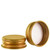 Screw Cap 24-400 Aluminum Gold With PE Liner Side View