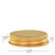 Screw Cap 43-400 Aluminum Gold With PE Liner Dimensions