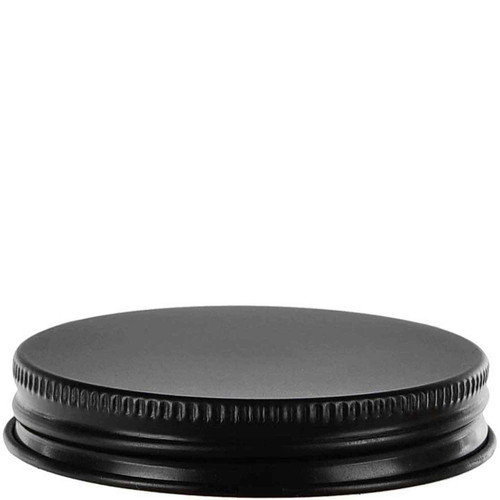 Screw Cap 58-400 Matte Black Tinplate with Liner