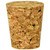 Tapered Agglomerated Cork 15/16" Top Diam, 11/16" Bottom Diam, 1 1/16" H