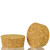 Tapered Agglomerated Cork 2 7/16 in Top Diam, 2 1/8" Bottom Diam, 1" H Side View