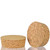 Tapered Agglomerated Cork 3" Top Diam, 2 3/4" Bottom Diam, 13/16" H Side View