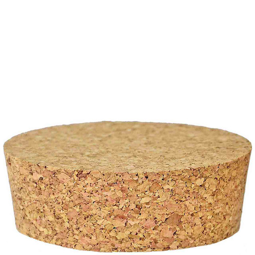 Tapered Agglomerated Cork 3" Top Diam, 2 3/4" Bottom Diam, 13/16" H