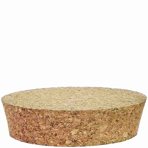 Tapered Agglomerated Cork 3 1/4" Top Diam, 2 3/4" Bottom Diam, 13/16" H