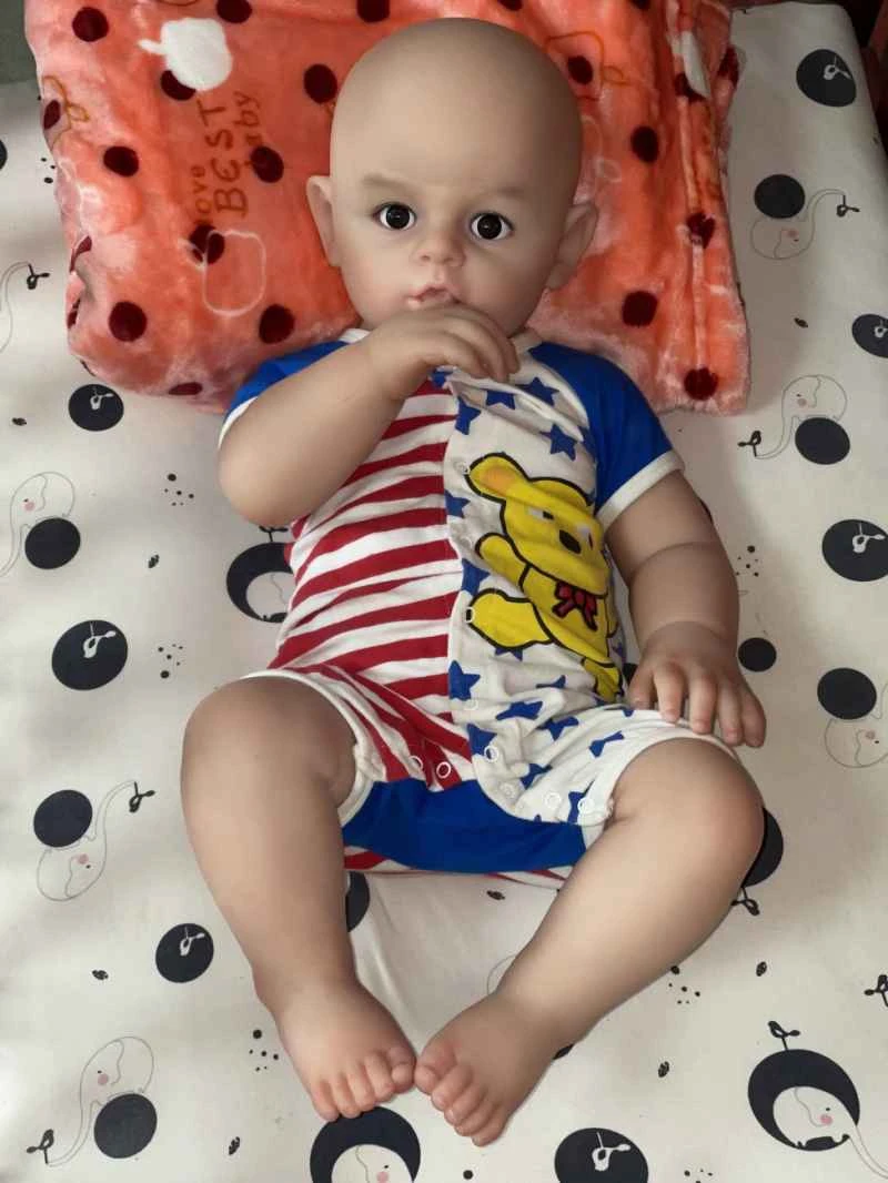 CATDOLL 66cm Baby Boy Silicone Doll – Lifelike Newborn Style