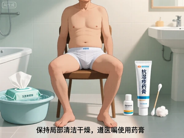 What ointment is best for women to apply for eczema and scrotal itching?