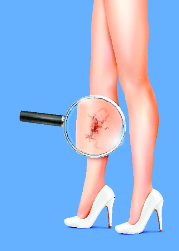 Why do I have small purple spots on my legs?